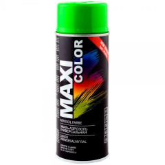 MAXI COLOR Емаль аерозольна універс декор жовт-зел 400мл