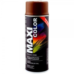 MAXI COLOR Емаль аерозольна універс декор коричн 400мл