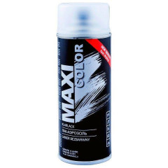 MAXI COLOR Емаль аерозольна універс декор лак безбарв мат 400мл