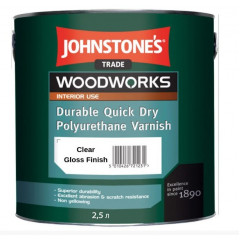 JOHNSTONES Лак глян. Quick Dry Polyurethane Varnish Clear Glos акрил-поліур. 0.75л