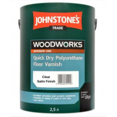 JOHNSTONES Лак паркет Quick Drying на водн. основі мат. 2.5л