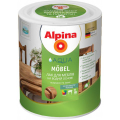 ALPINA Лак акриловий Aqua Mobel SM шовковисто-матовий 0.75л
