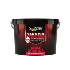 KOMPOZIT Лак інтер'єрний AQUA INTERIOR шовковисто-матовий 0.75л