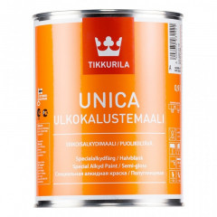 TIKKURILA Уніка Лак п/глянець уретано-алкідний 0.9л