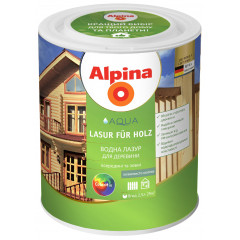 ALPINA Лазур водна для деревини AQUA LASUR FUR HOLZ 2.5л