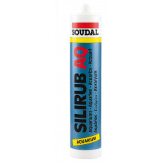 SOUDAL Клей-герметик акваріум Silirub AQ прозор 310мл