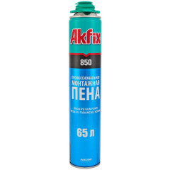 AKFIX Піна монтажна під пістолет PRO 750мл(850г)