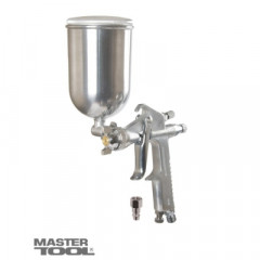 MASTER TOOL Фарбопульт HP MINI ВБ 200мл алюм. поворотний d0.5мм 60-90л/хв 2.5-4.0бар 80-8936
