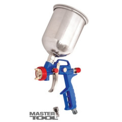 MASTER TOOL Фарбопульт HP ВБ 600мл алюм. d1.5мм 120-170л/хв 3.5-5бар 81-8719