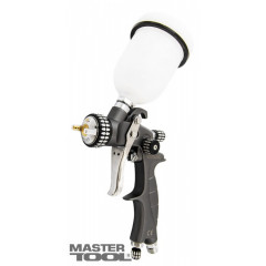 MASTER TOOL Фарбопульт HVLP HQ 600мл пластик d1.3мм 400л/хв 2-3бар 80-8985