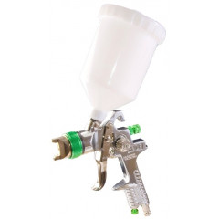 MASTER TOOL Фарбопульт HVLP ВБ 600мл пластик d1.3мм 150-220л/хв 3-4бар 80-8901