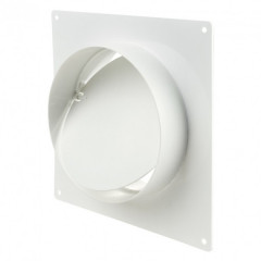 VENTS З'єднувач з пласт.настін.d125 з клапаном 2521