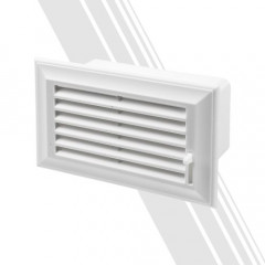 VENTS Решітка торц.з жалюзі 204х60 872