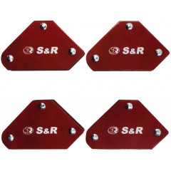S&R Комплект магнітних угольників для зварювання 4шт