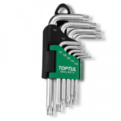 TOP TULL Набір Г-подіб.ключів TORX T10-T50 9од.