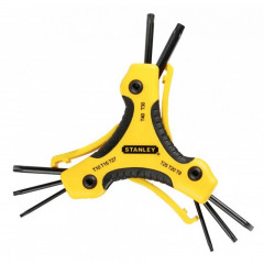 STANLEY Набір ключів TORX Triangle з ручкою 8шт