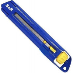 S&R Ніж 170мм сегм.лезв. 18мм метал.корп