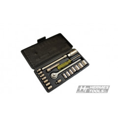 HT TOOLS Набір ключів і голівок торцевих 1/4" 16 одиниць