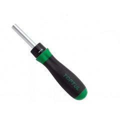TOP TULL Викрутка-бітотримач 1/4"x240мм з магнітом