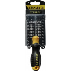 STANLEY Викрутка Multibit багатофункціональна з насадками 33+1