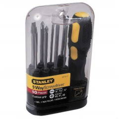 STANLEY Викрутка Multifunctional 9 змінних насадок