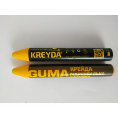 KREYDA Крейда воскова для маркування шин жовта 13мм/2шт
