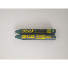 KREYDA Олівець маркувальний для скла кераміки емалей зелений 13мм/2шт