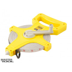 MASTER TOOL Рулетка геодезична 100м/13мм полотно зі скловолокна