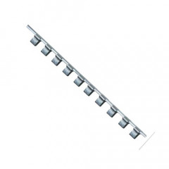 TOP TULL Утримувач для головок (планка) 1/2 "х560х16PCS BKAC1616