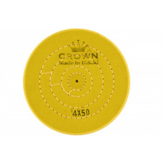 CROWN Круг мусліновий жовтий d-150мм 50шарів