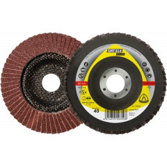KLINGSPOR Круг пелюстковий тарільчатий 125х22мм P60 SMT 314 електрокорунд