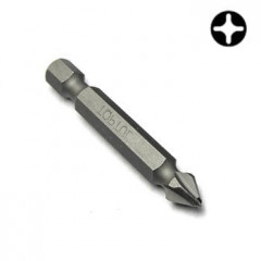 TOP TULL Насадка 1/4" 50мм PH2 2в1 (біта + зенківка по дереву) 2шт/уп