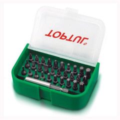 TOP TULL Набір біт 1/4" SL,PH,PZ,TORX,HEX + магнітний тримач 31од.