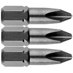 GRONE Набір біт для викрутки 1/4" (SL5 SL6 SL7 PH0 PH1 PH2 PH3) 25мм