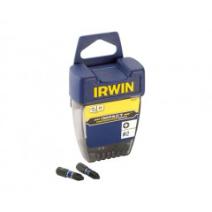 IRWIN Біта IMPACT 1/4" 25мм PZ2 20шт
