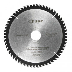 S&R Диск пильний 185x30/16/20x2.2мм АТВ 60 зуб.дерево МДФ ДСП