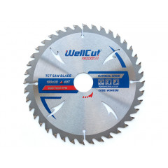 WELLCUT Диск пильний по дереву 115х22.23х48Т б/н Standard