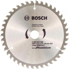 BOSCH Диск пильний ECO ALU/Multi 160x20/16-42T