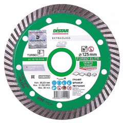DISTAR Круг алмазний відрізний Turbo 125x2.2x10x22.23 Elite