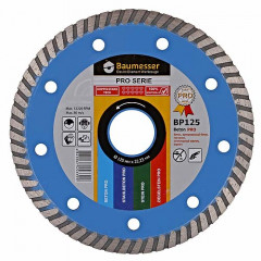 BAUMESSER Круг алмазний відрізний Turbo 125x2.2x8x22.23 Beton PRO