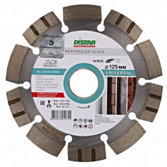 DISTAR Круг алмазний відрізний 1A1RSS/C3 125x2.2/1.4x11x22.23-10-HIT Bestseller Universal