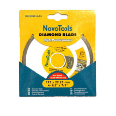 NOVOTOOLS Круг алмазний Basic 125х5х22.23мм Плитка