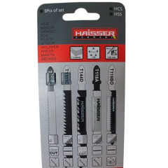 HAISSER Набір пил. полотен унів 5шт T-SET4(Т101В T111C T144D T118A T119BO)