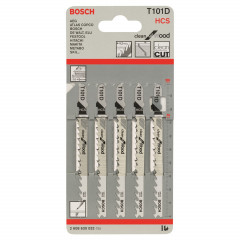 BOSCH Набір пилок лобзикових T101D 5шт
