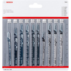 BOSCH Набір пилок лобзикових 10шт дерево