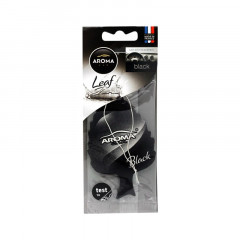 AROMA CAR Ароматизатор Leaf Black