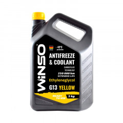 WINSO Антифріз YELLOW G13 5кг