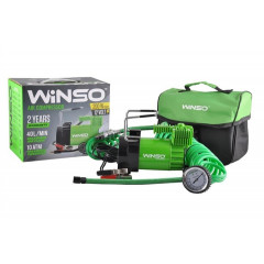 WINSO Компресор автомобільний 10Атм.40 л/хв.200Вт.кабель 3м.шланг 5.7м.спускний клапан