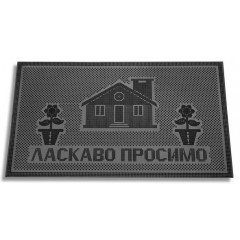Килимок гумовий під двері арт.K-19