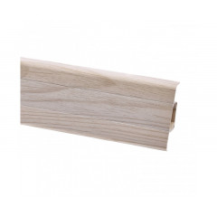 SAN DECOR Плінтус пласт. Elegance 70 721 Ясен світлий 26х70х2.5мм